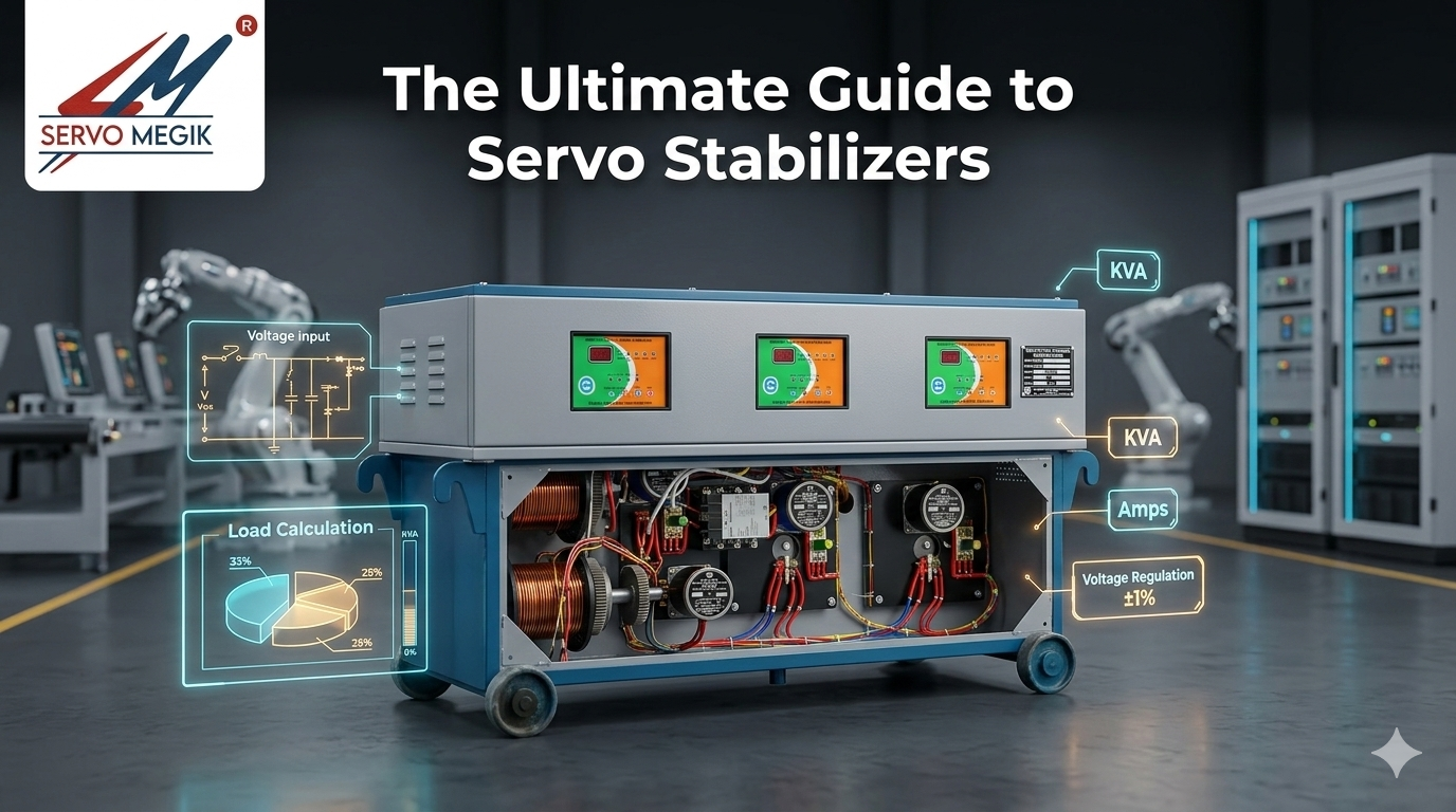 The Ultimate Guide to Servo Stabilizers: Types, Load Calculation, and Why Precision Matters